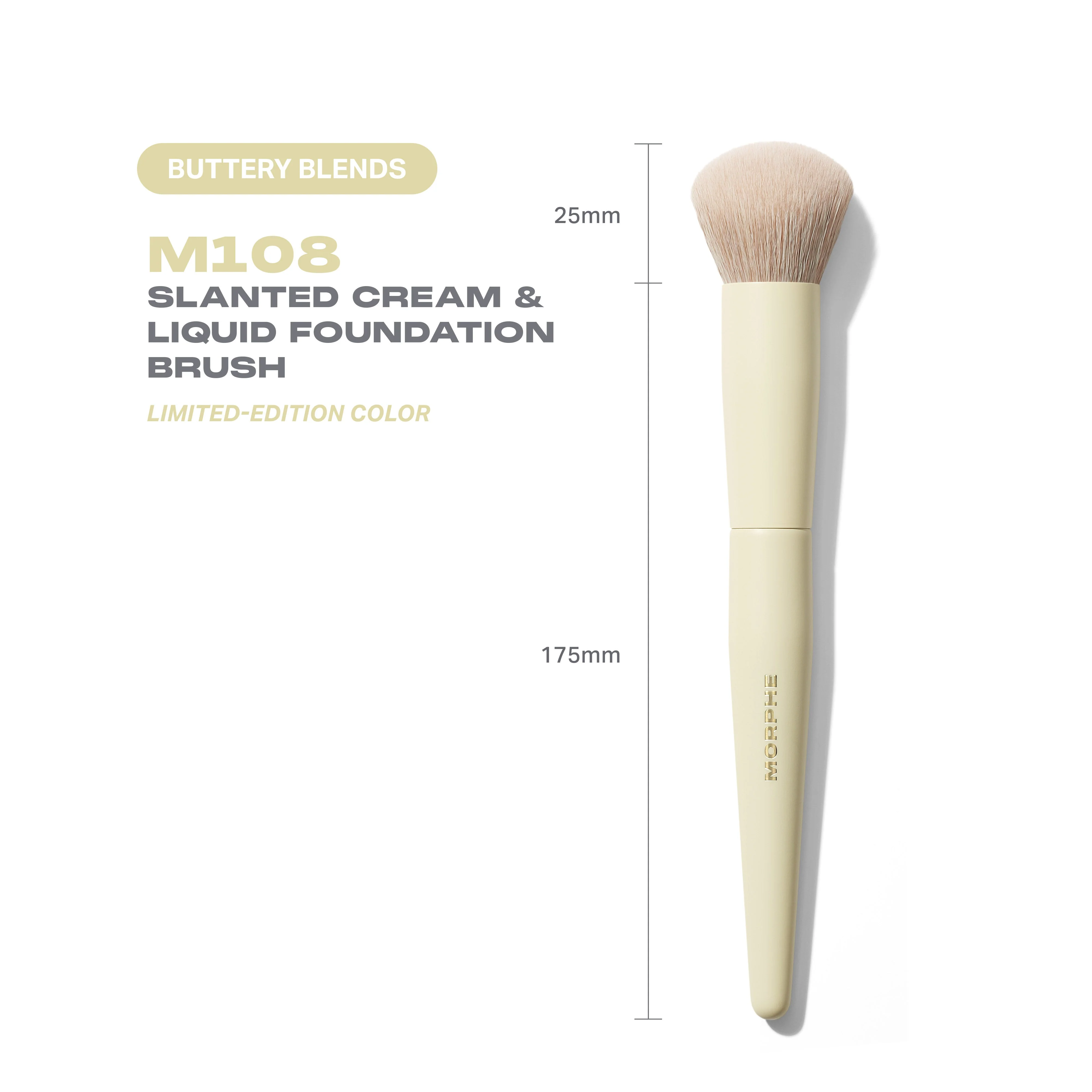 Buttery Blends M108 Slanted Foundation Brush - Image 3